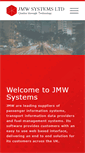 Mobile Screenshot of jmw-systems.co.uk